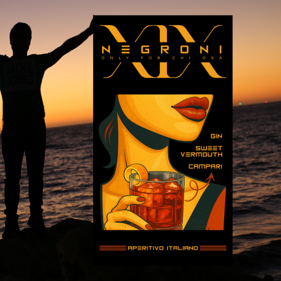 Afbeeldingen van NEGRONI19 STRANDHANDDOEK GRAPHIC